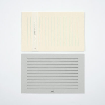 ボールペンで書ける和紙 便箋 大 しっかり みどり（20枚入り） BWB-S-L / オオウエ OFF 高級和紙便箋 グリーン ナチュラル - 画像 (3)