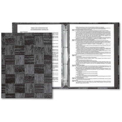 インフォメーションブック LS-1000(バインダー) / シンビ ホテル用品 インフォメーションブック