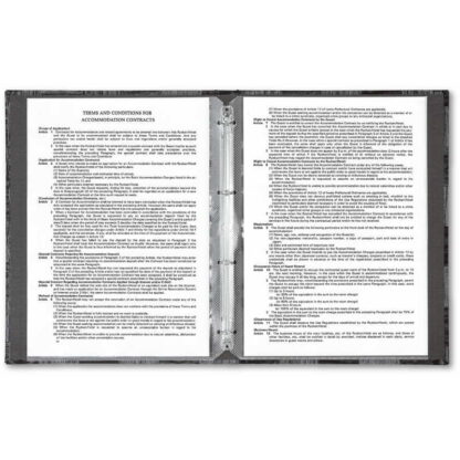インフォメーションブック LS-1000(バインダー) / シンビ ホテル用品 インフォメーションブック - 画像 (3)