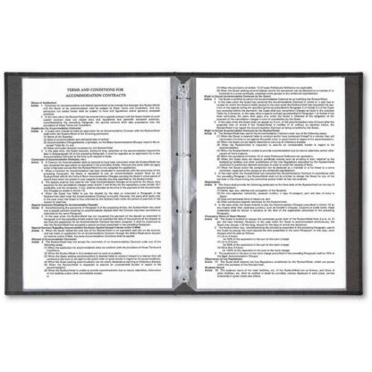 インフォメーションブック LS-1100(バインダー) / シンビ ホテル用品 インフォメーションブック - 画像 (3)