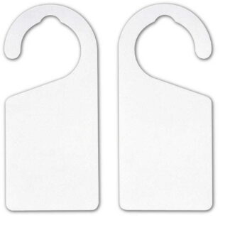 ドアノブサイン SS-16無地板 / シンビ ホテル用品 ドアノブサイン