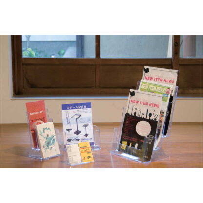 名刺立て フラット(ヨコ置き) (40セット) ZC-CR70703-55 / 返品代引不可  / シンビ 店頭販促用品 横置き - 画像 (3)