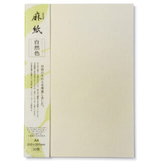 OA 和紙 麻紙 自然色 A4 30枚入 206040410 / 大直 ONAO レーザー・インクジェット対応 4905161542566