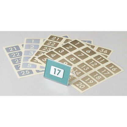 ナンバーシール(ヌキ文字) NC-102 / 受注生産 / えいむ カッティングシート 番号 シール - 画像 (3)
